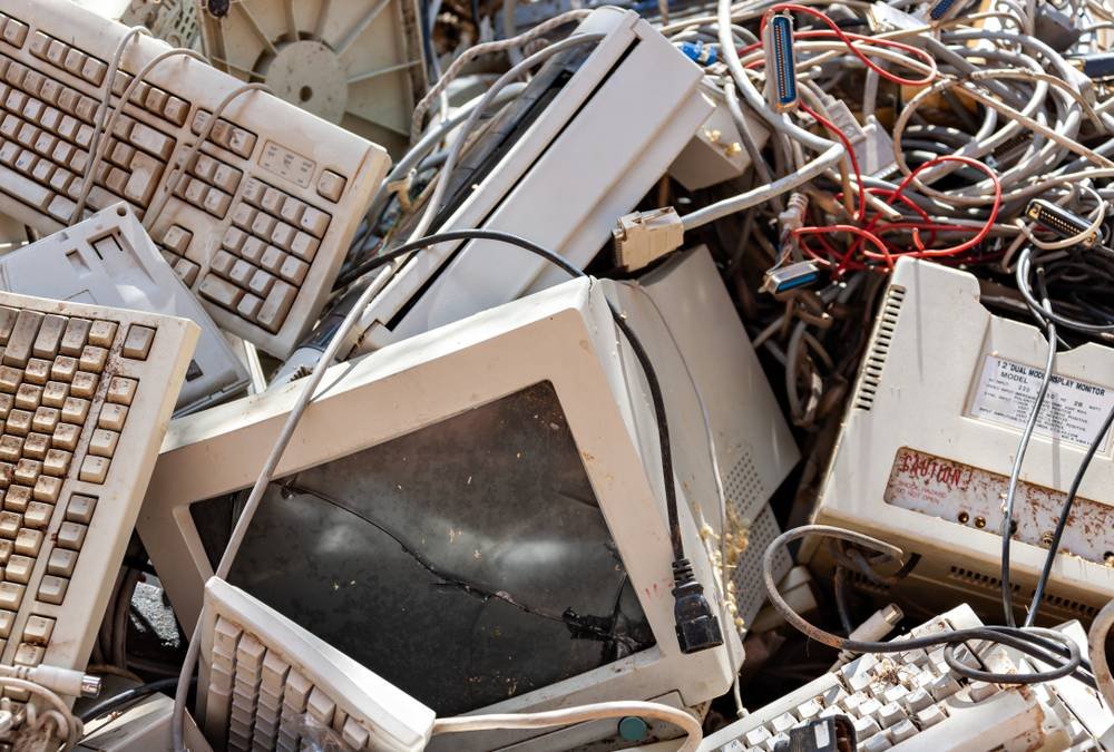 Ewaste dumped is about to be picked by junk professionals