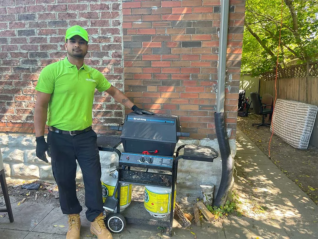 Junk Professionals removing BBQ grill in Toronto