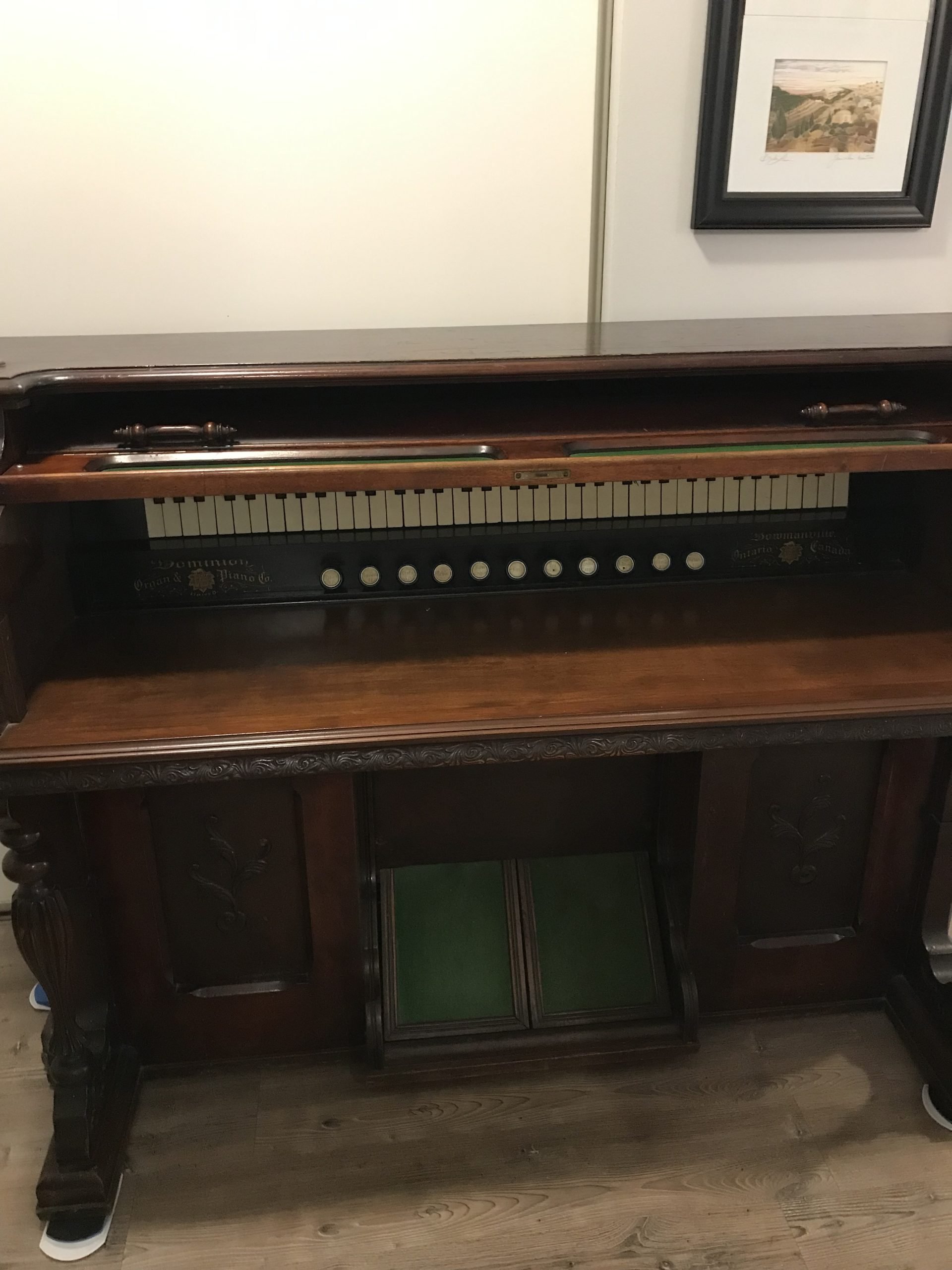 Al large piano that was removed by junk professionals